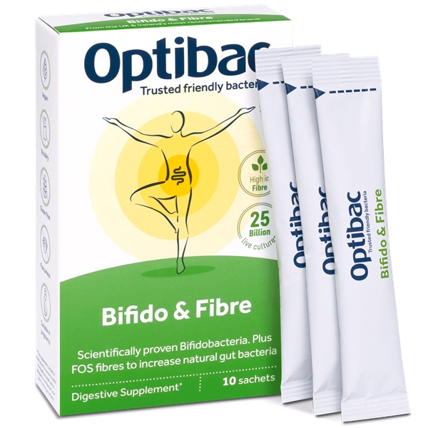 Optibac Probiotics - Bifido & Fibre (10 Sachets)