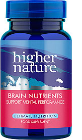 Higher Nature - Brain Nutrients (Food for the Brain) - 90 Veg Caps