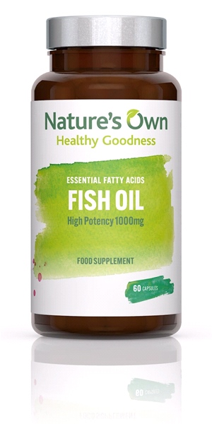 NATURE'S OWN - Fish Oil: Omega 3 -1000mg Fish Oil/550mg EPA/DHA (60 caps)