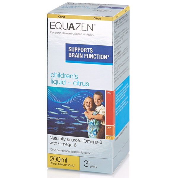 Equazen - Eye Q Liquid Citrus (200ml)- improves brain & eye function