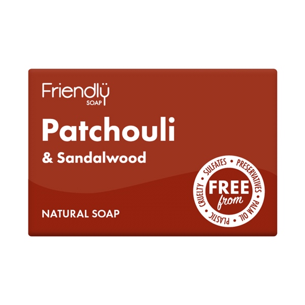 Friendly Soap - Patchouli & Sandalwood Soap (95g)