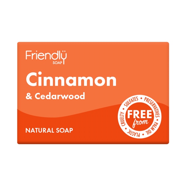 Friendly Soap - Cinnamon & Cedarwood Soap (95g)