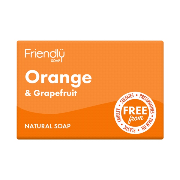 Friendly Soap - Orange & Grapefruit Soap (95g)