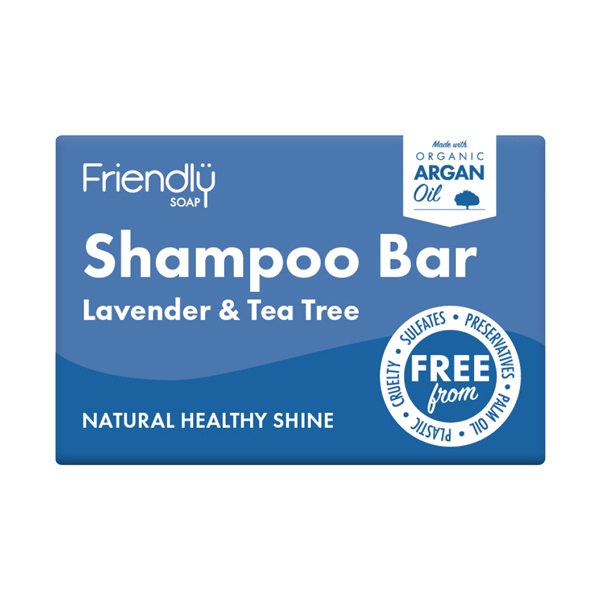 Friendly Soap - Shampoo Bar - Lavender & Tea Tree (95g)