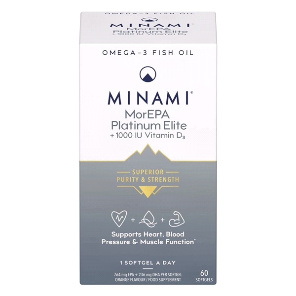 Minami Nutrition - MorEPA Platinum Elite +1000 IU Vitamin D3 (60 Softgels)