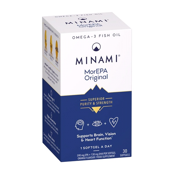 Minami Nutrition - MorEPA Original Omega-3 Fish Oil (30 Softgels) - The original MINAMI formula for overall health and wellness
