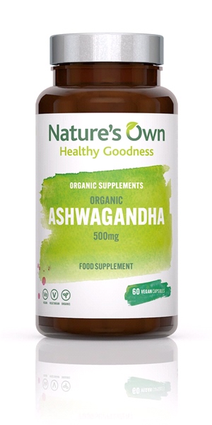 NATURE'S OWN - Organic Ashwagandha 500mg (60 Capsules)
