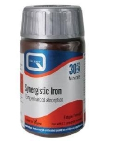 Quest - Synergistic Iron 15mg - with vitamins & minerals (90 Vegan Tabs)
