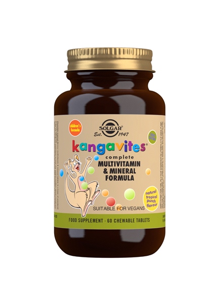 Solgar - Kangavites Multivitamin for Children (Tropical Punch) (60 Tabs)