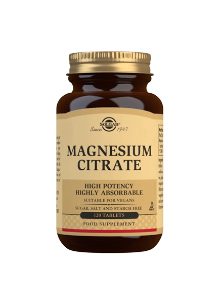 Solgar - Magnesium citrate 200mg (Tabs 120)
