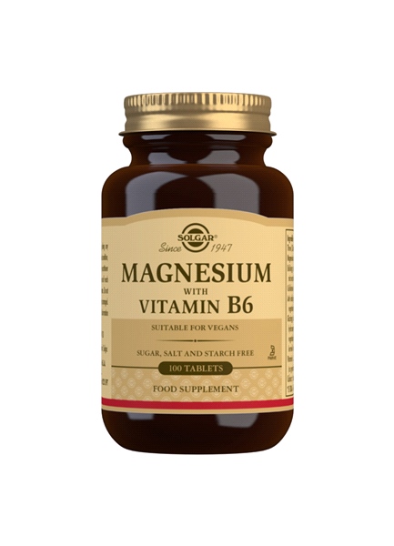 Solgar - Magnesium + B6 (100 Tabs)