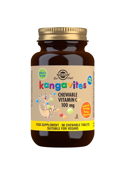 Solgar - Kangavites Vitamin C 100mg Chewable Tablets (90 Tabs)
