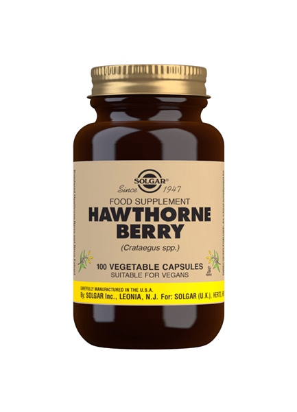 Solgar - Hawthorne Berry 520mg (100 Veg Caps)
