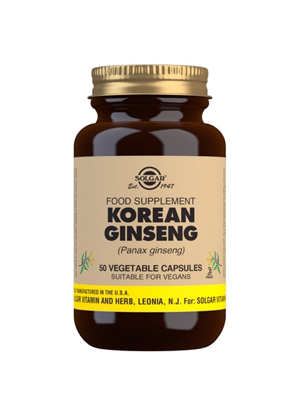 Solgar - Korean Ginseng 520mg (F.P.) (50 Vegicaps)