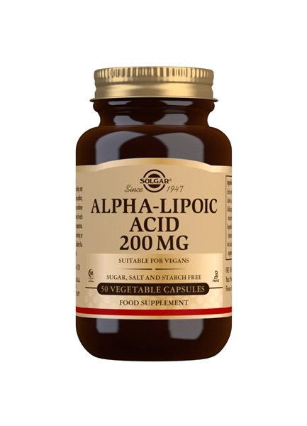 Solgar - Alpha-Lipoic Acid 200 mg 50 Vegetable Capsules