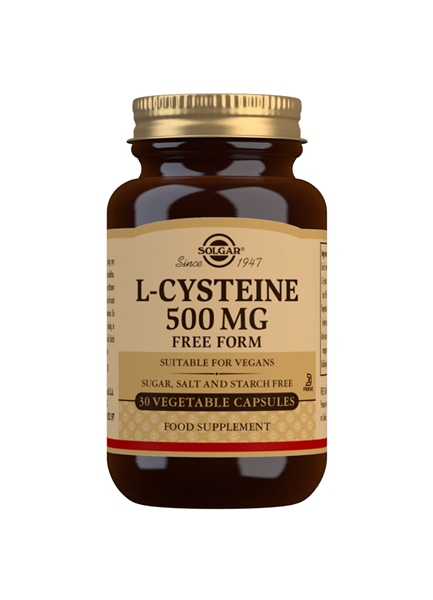 Solgar - L-Cysteine 500 mg (30 Vegetable Capsules)