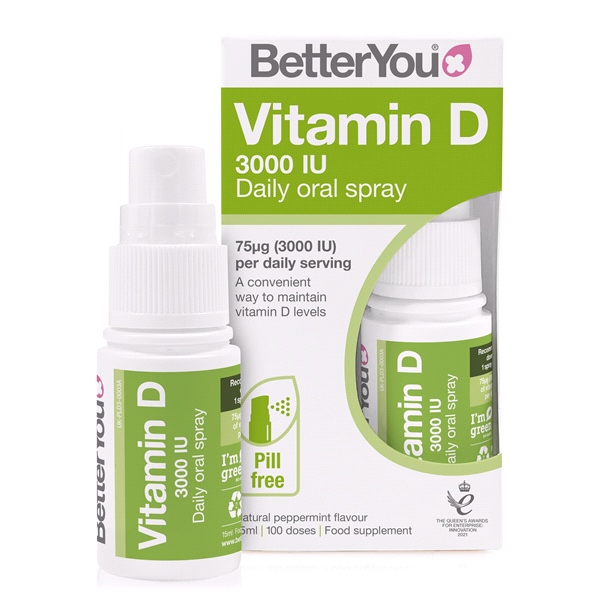 BetterYou - Dlux3000 Daily Vitamin D Oral Spray (15ml)