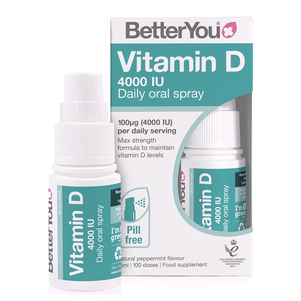 BetterYou - NEW Dlux4000 Oral Spray (15ml)