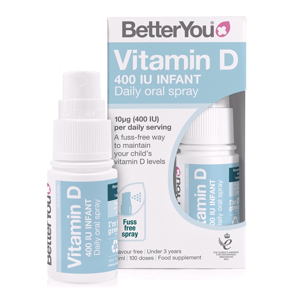 BetterYou - DLux Infant Daily Vitamin D Oral Spray (15ml)
