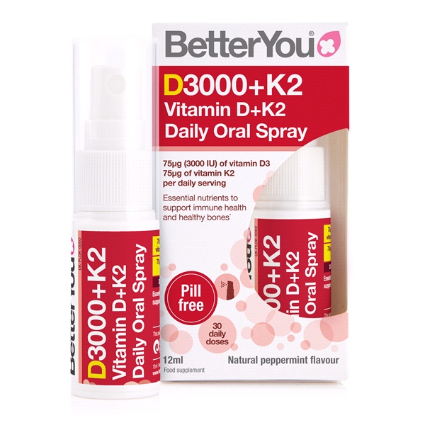 BetterYou - DLux+ Vitamin D+K2 Spray (12ml)