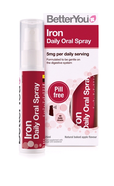 BetterYou - Iron Daily Oral Spray - 5mg of Iron (25ml)