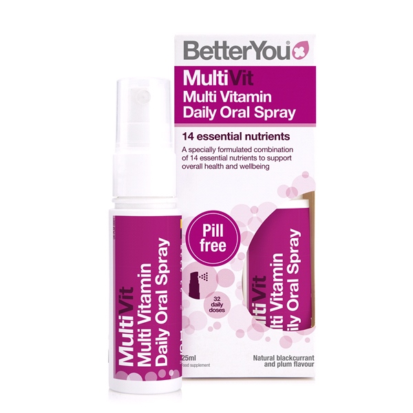 BetterYou - MultiVit  (25ml) Complete Multi Vitamin Oral Spray- New and improved formulation