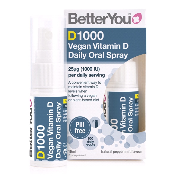 BetterYou - DLux 1000 Vegan Vitamin D Oral Spray (15ml)
