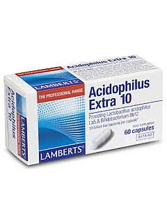 LAMBERTS - Acidophilus Extra 10 (10 billion friendly bacteria per capsule) 30 caps