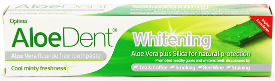 Aloe Dent - Whitening Toothpaste - Fluoride Free - 100ml