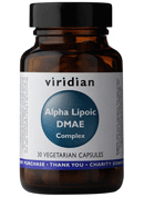 Viridian Nutrition - Alpha Lipoic Acid / Dmae Complex (30 v caps)