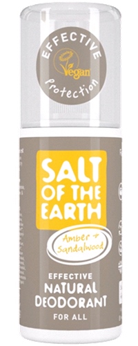 Crystal Spring - Salt of the Earth Amber & Sandalwood natural deodorant spray (100ML)