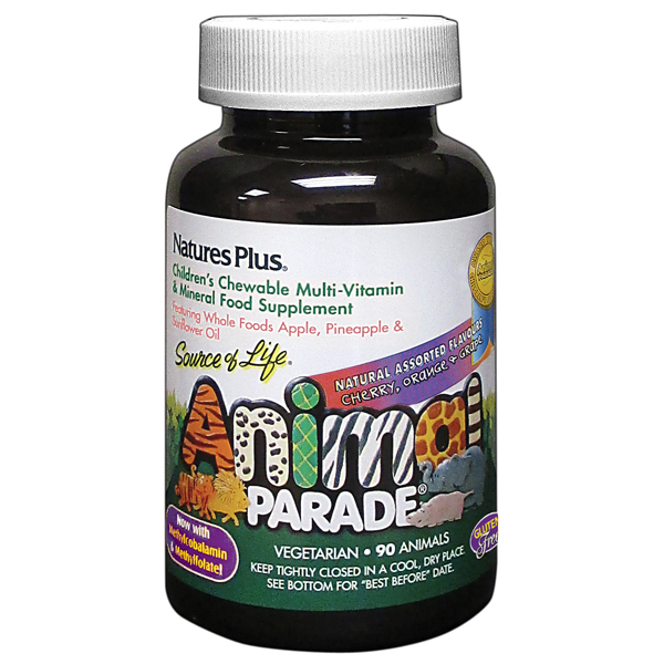 Natures Plus - Animal Parade® Children's Chewable Multi - Assorted Flavours (180 Chewables)