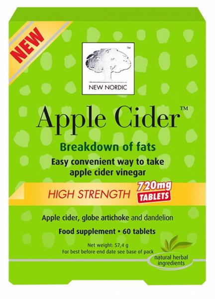 New Nordic - Apple Cider High Strength 720mg  (60 tablets)