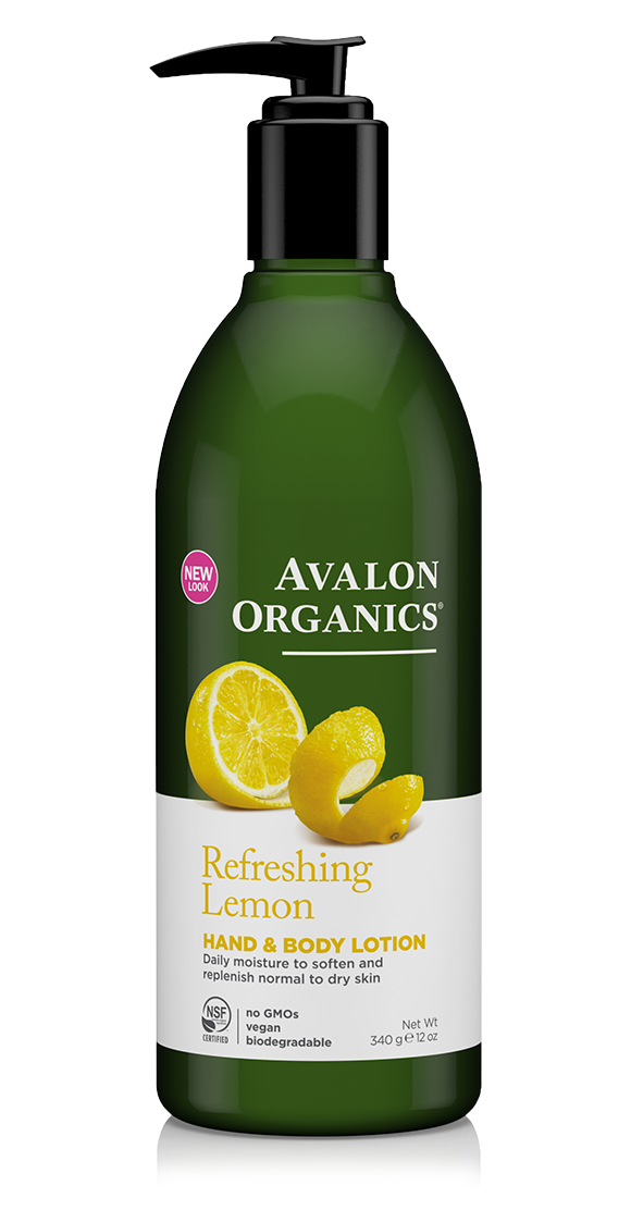 Avalon Organics - Refreshing Lemon Hand & Body Lotion (12 oz/340 g)