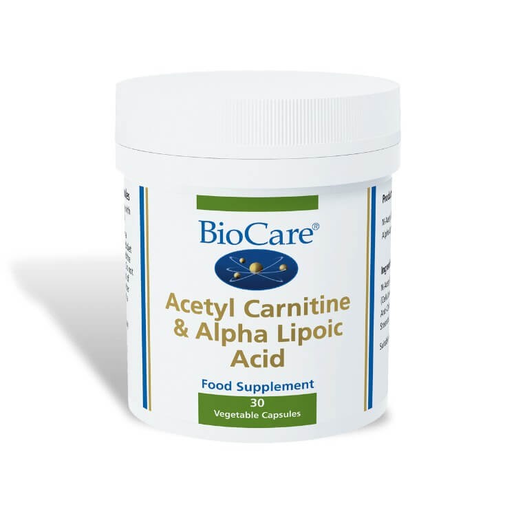 BioCare - Acetyl Carnitine & Alpha Lipoic Acid (30 Veg Caps)