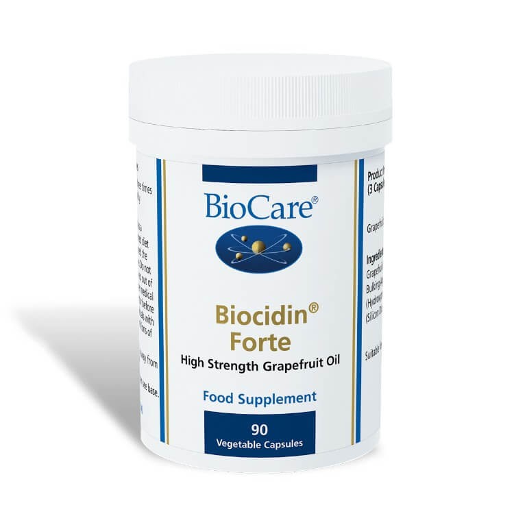 BioCare - Biocidin® Forte (90 Caps) - High Strength Grapefruit Seed Extract Oil