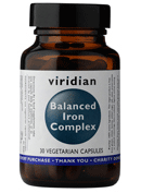 Viridian Nutrition - Balanced Iron Complex (30 Veg caps)