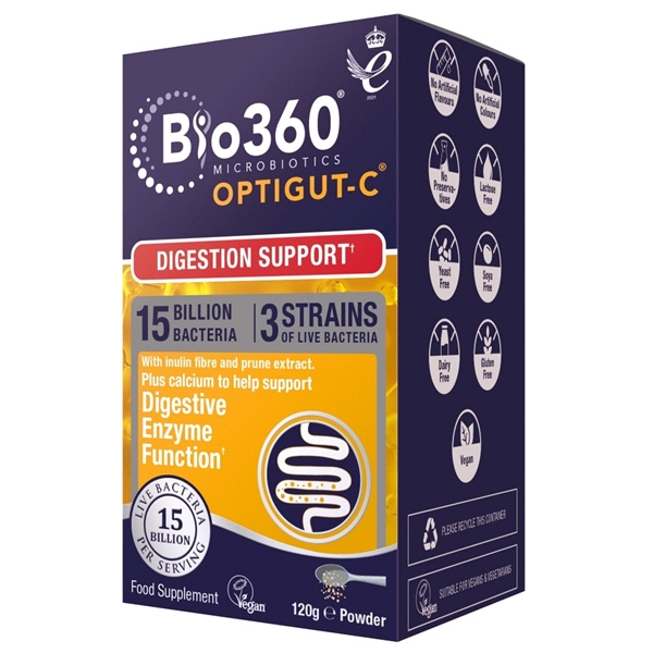 Natures Aid - OptiGUT-C® - 15 Billion Bacteria (120g)