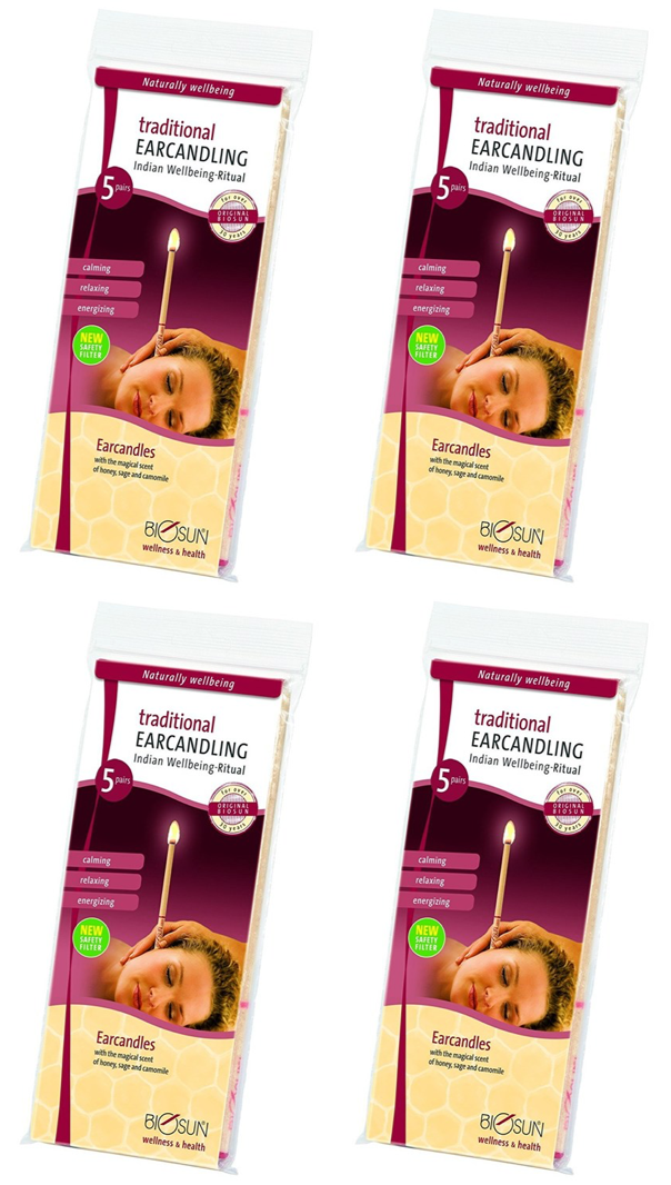 Biosun - Hopi Ear Candles (20 PAIRS) - Packed as (5 pairs x 4 = 20 pairs) *BULK BUY*