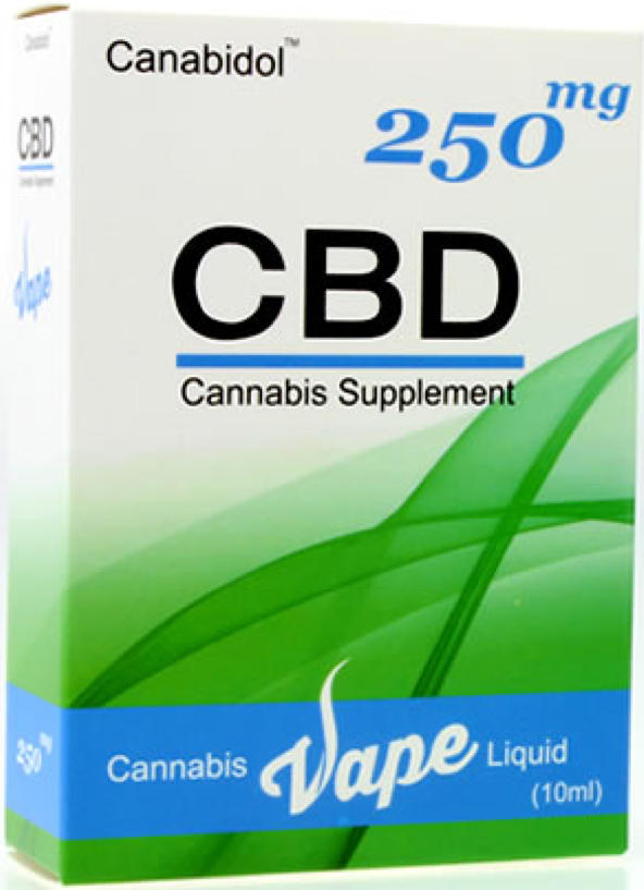 Canabidol - Canabidol Cannabis CBD Vape Liquid 250mg (10ml)