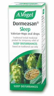 A Vogel - Dormeasan® Sleep Valerian-Hops Oral Drops (50ml) - for the relief of sleep disturbances