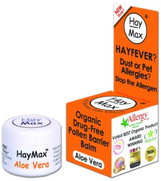HayMax - HayMax Aloe Vera (5ml) - Organic Pollen Barrier Balm for Hayfever