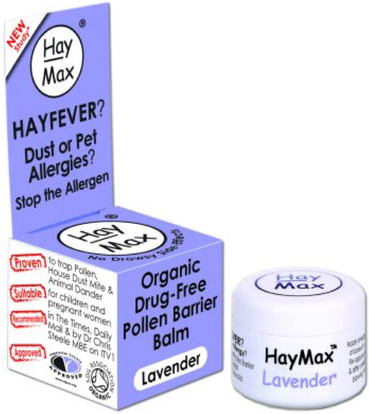 HayMax - HayMax Lavender (5ml) - Organic Pollen Barrier Balm for Hayfever