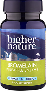 Higher Nature - Bromelain (Powerful protein digestive) - 90 Veg Caps