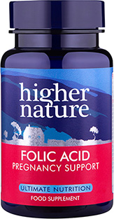 Higher Nature - Folic Acid 400µg (90 Veg Tabs)