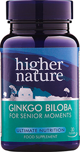 Higher Nature - Ginkgo Biloba 6000 (90 Veg Tabs)