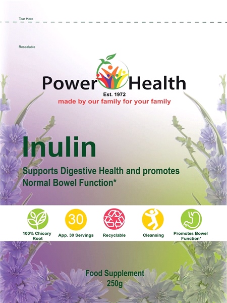 Power Health - Inulin Powder (250g) x 2 Packs - As Seen on TV