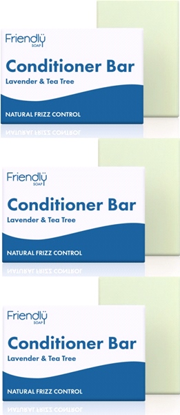 Friendly Soap - Conditioner Bar - Lavender & Tea Tree (90g) - Pack of 3