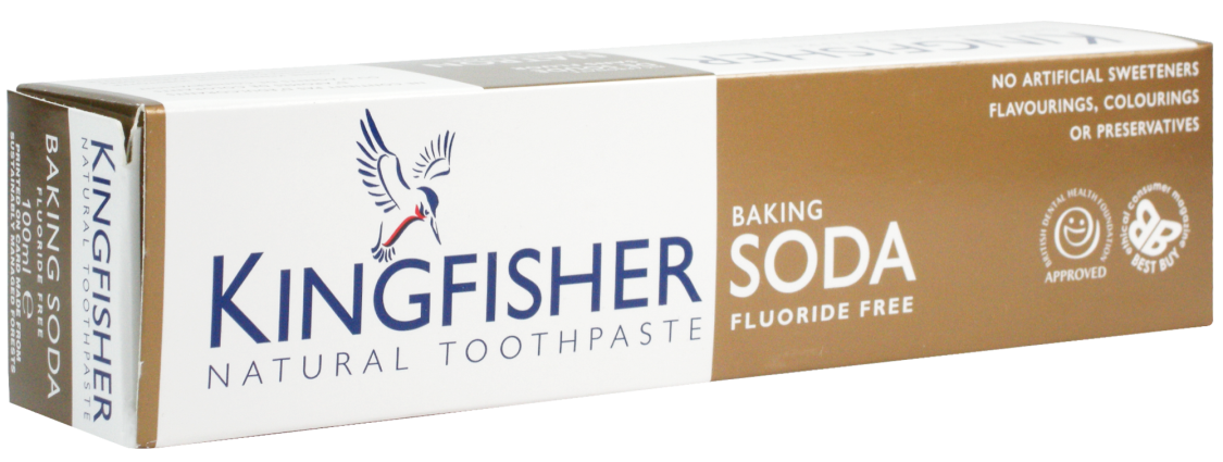 Kingfisher Toothpaste - Baking Soda Fluoride Free Toothpaste (100ml)