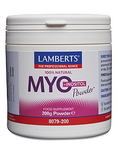LAMBERTS - Myo-Inositol Powder (200g) - 100% Natural